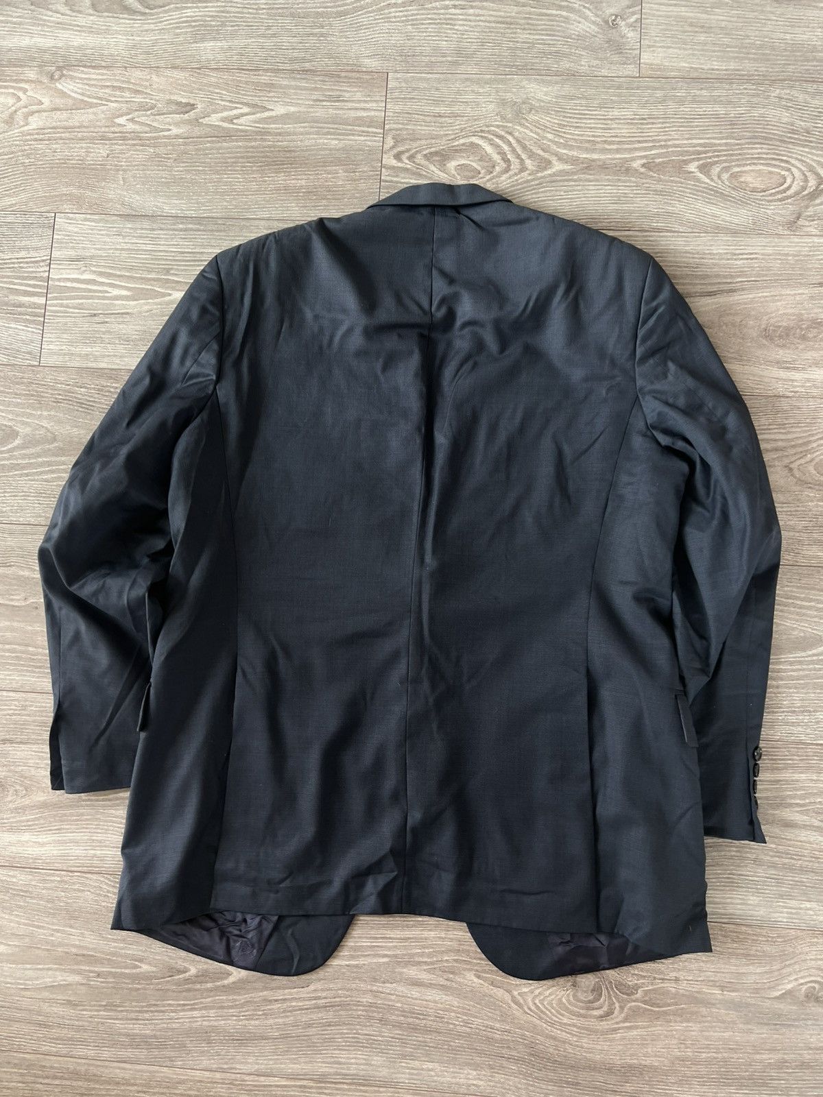 Burberry × Designer Vintage Burberrys England Finest Quality Wool/Viscose Blazer Size 46R - 16 Thumbnail