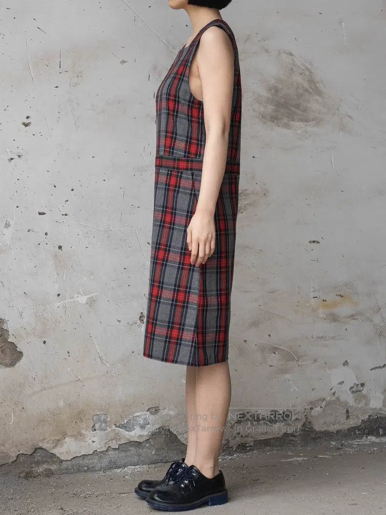 Comme Des Garcons size one-size-fits-all Red and Gray Plai