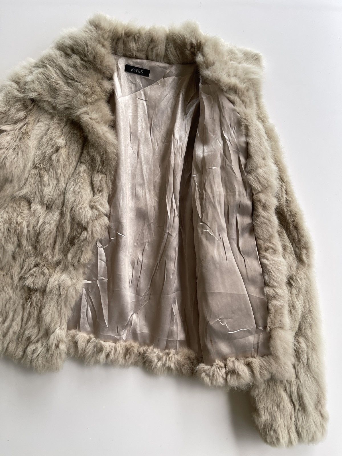 Vintage Vintage Robes Real Rabbit Fur Jacket Size M / US 6-8 / IT 42-44 - 10 Thumbnail
