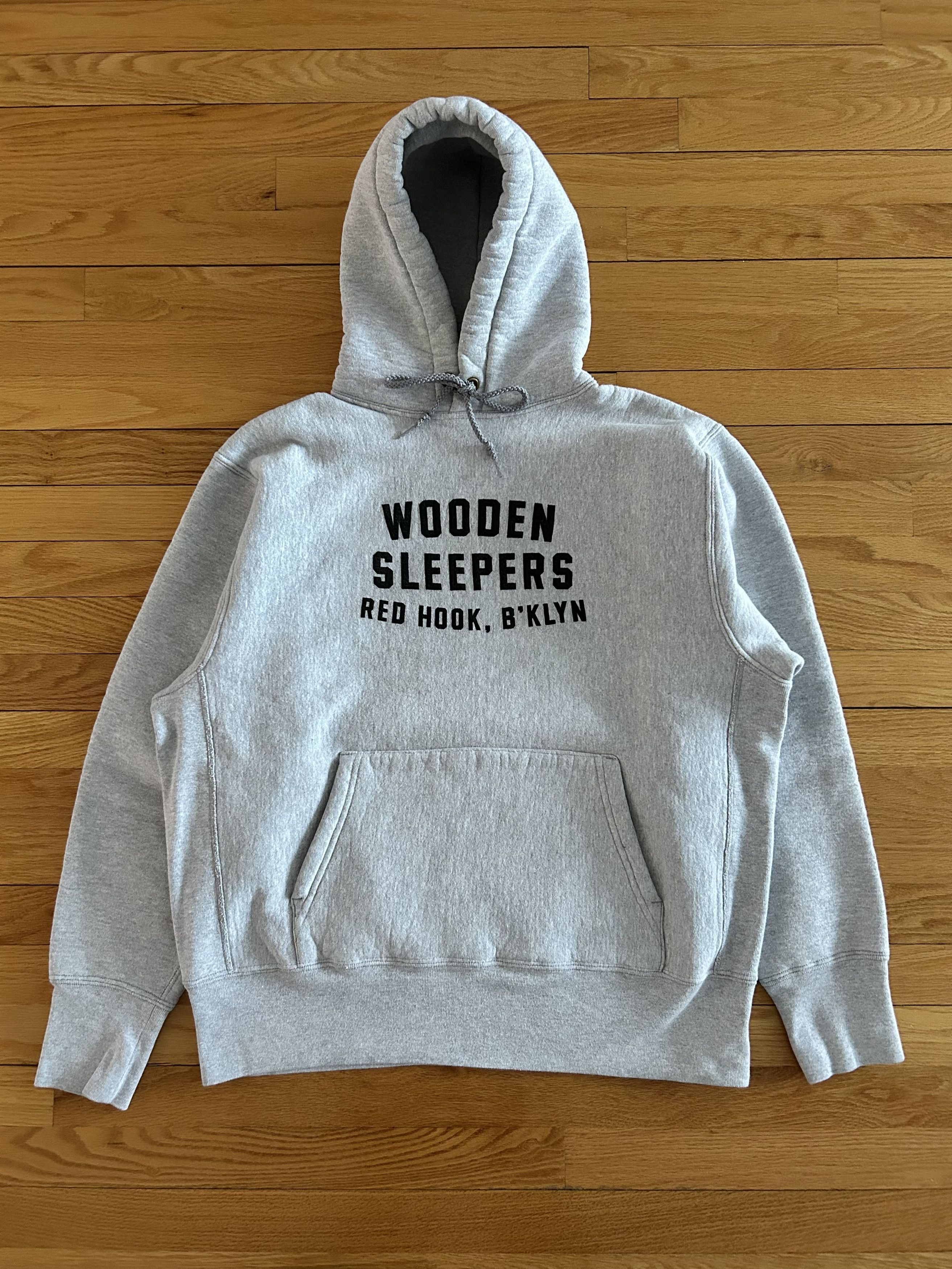 image of Wooden Sleepers X Camber Sweatshirt Made In Usa Large in Grey, Men's