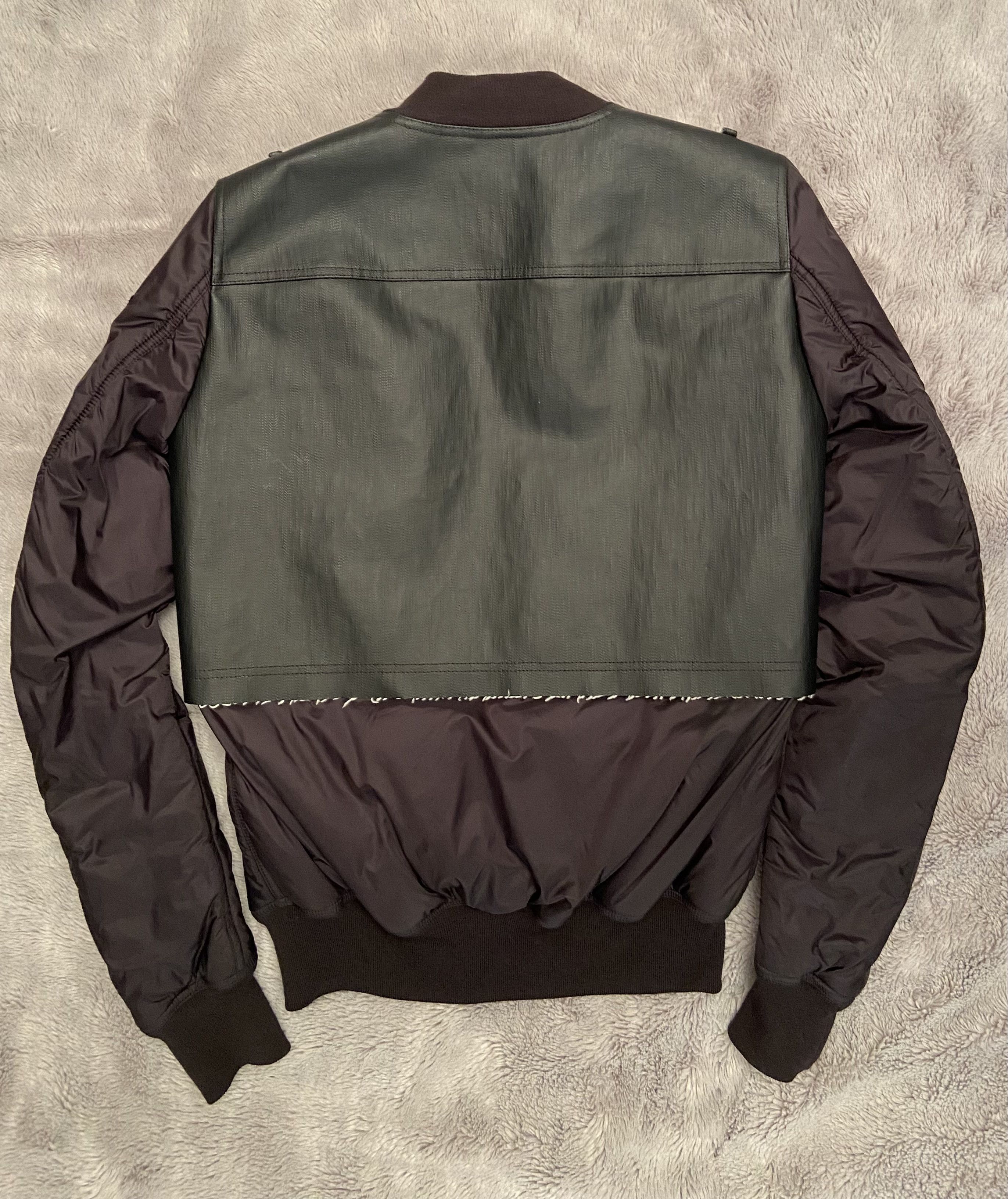 Rick Owens New 'LARRY' Degrade Bomber Jacket Size US M / EU 48-50 / 2 - 4 Thumbnail