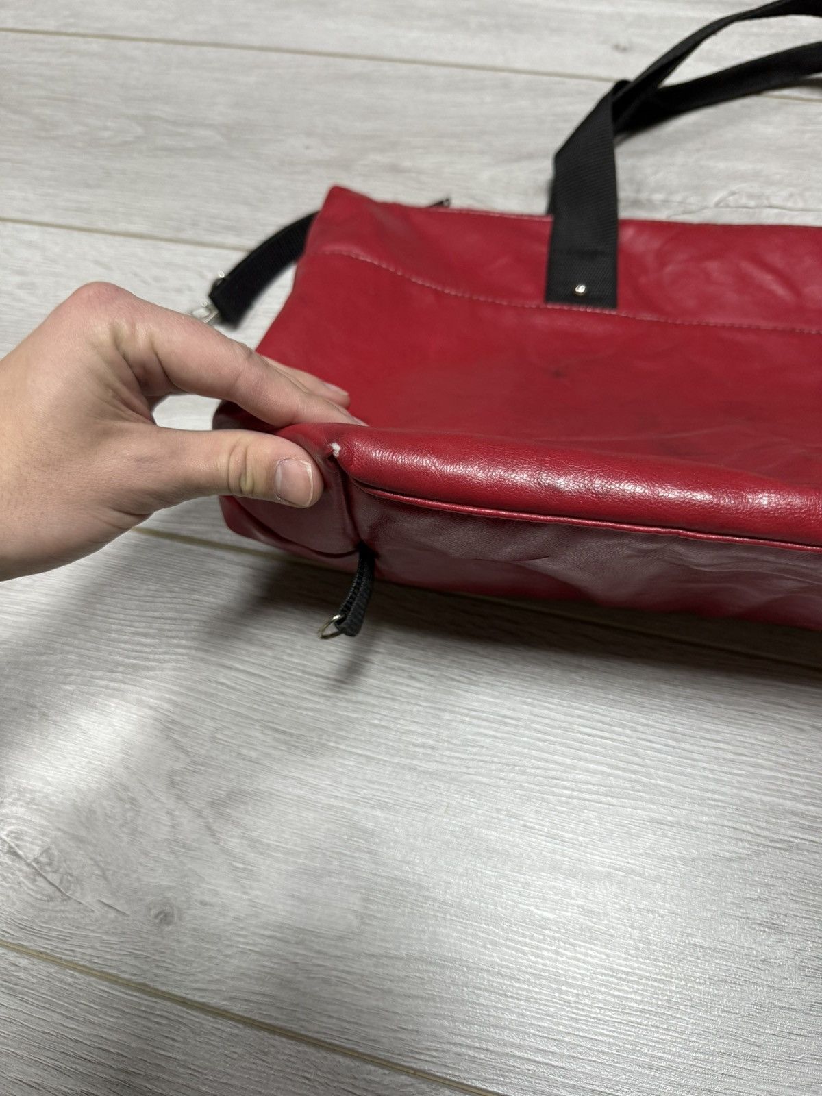 Ferrari Ferrari leather bag big logo tote sport zip Size ONE SIZE - 7 Thumbnail