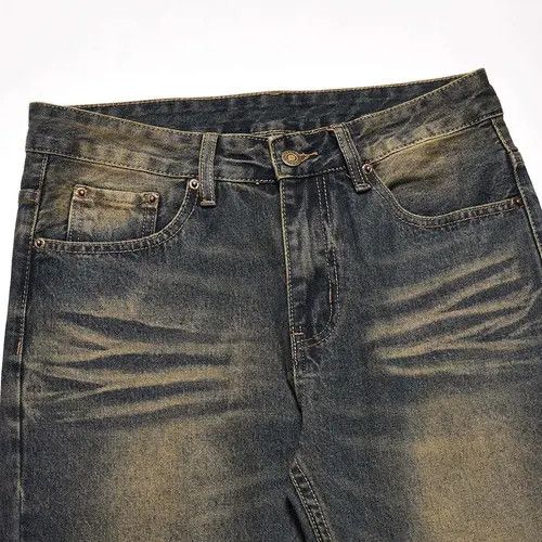 VIBE distressed dirty washed flared grunge jeans Size US 32 / EU 48 - 5 Thumbnail