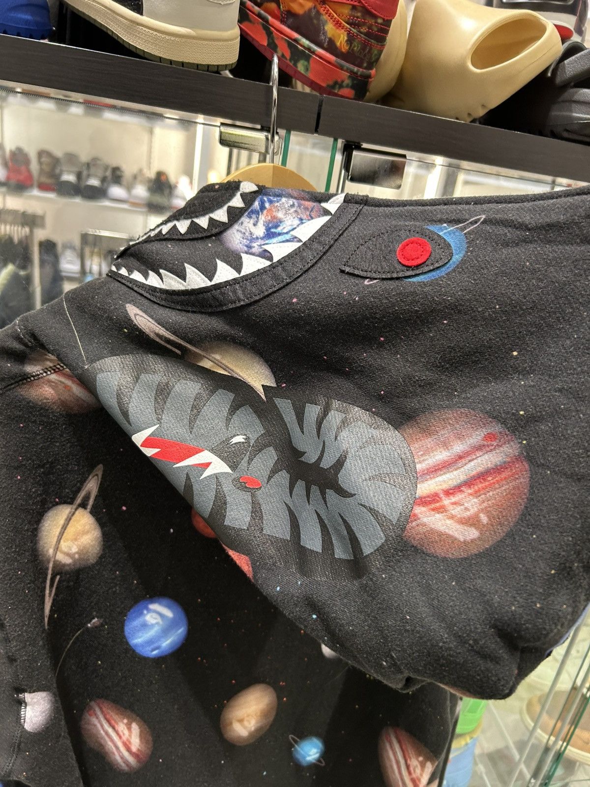 Bape BAPE Galaxy Shark Full Zip Hoodie Size US XL / EU 56 / 4 - 5 Thumbnail
