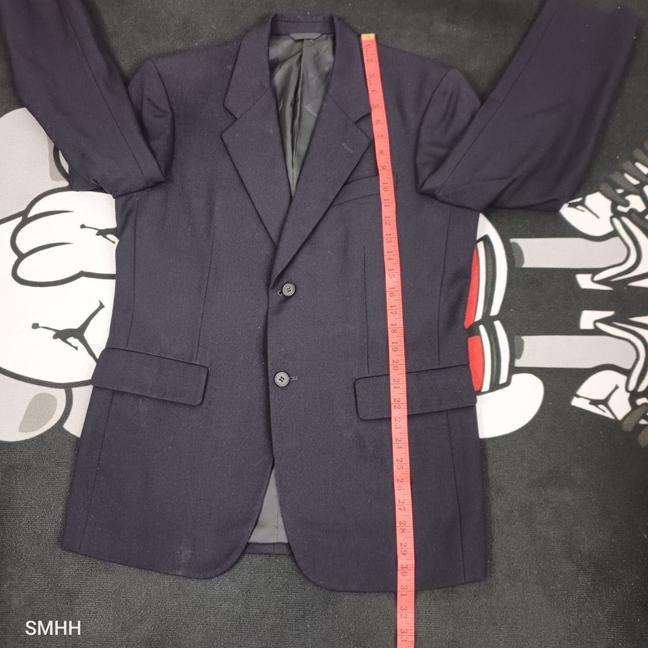 Yohji Yamamoto 🔥A.A.R. Yohji Yamamoto x Durban Blazer 2B – Dark Navy – M Size 40R - 19 Thumbnail