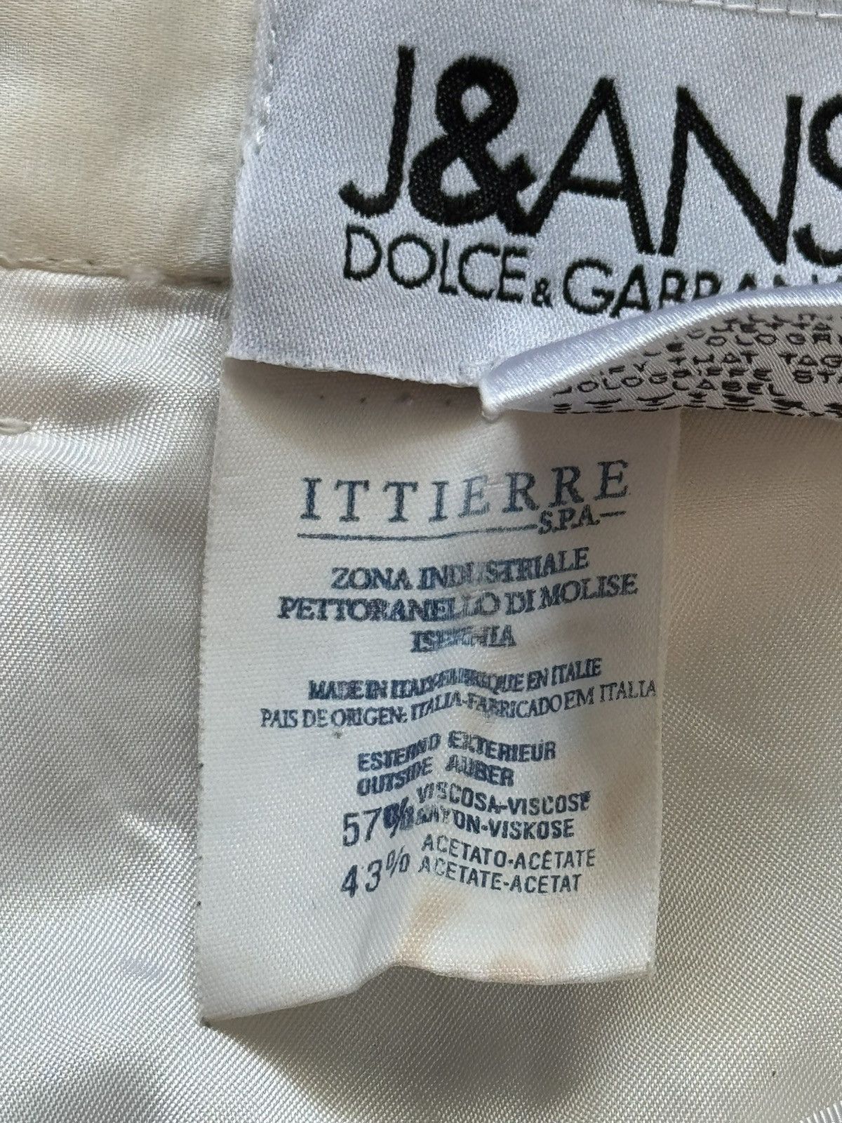 Dolce & Gabbana Dolce & Gabbana J&ANS 1990s vintage satin mini skirt Size 26" / US 2 / IT 38 - 7 Thumbnail