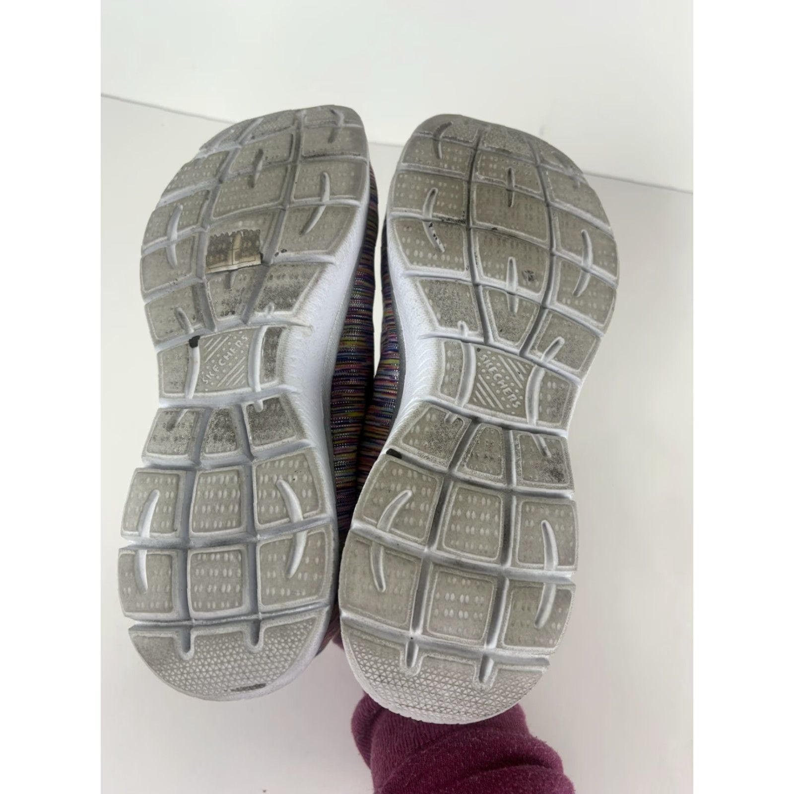 SKECHERS Skechers Memory Foam Slip On Sneakers Womens Size 8W Skechers Wide Fit Casual Athletic Walking Shoes Size US 8 / IT 38 - 8 Thumbnail