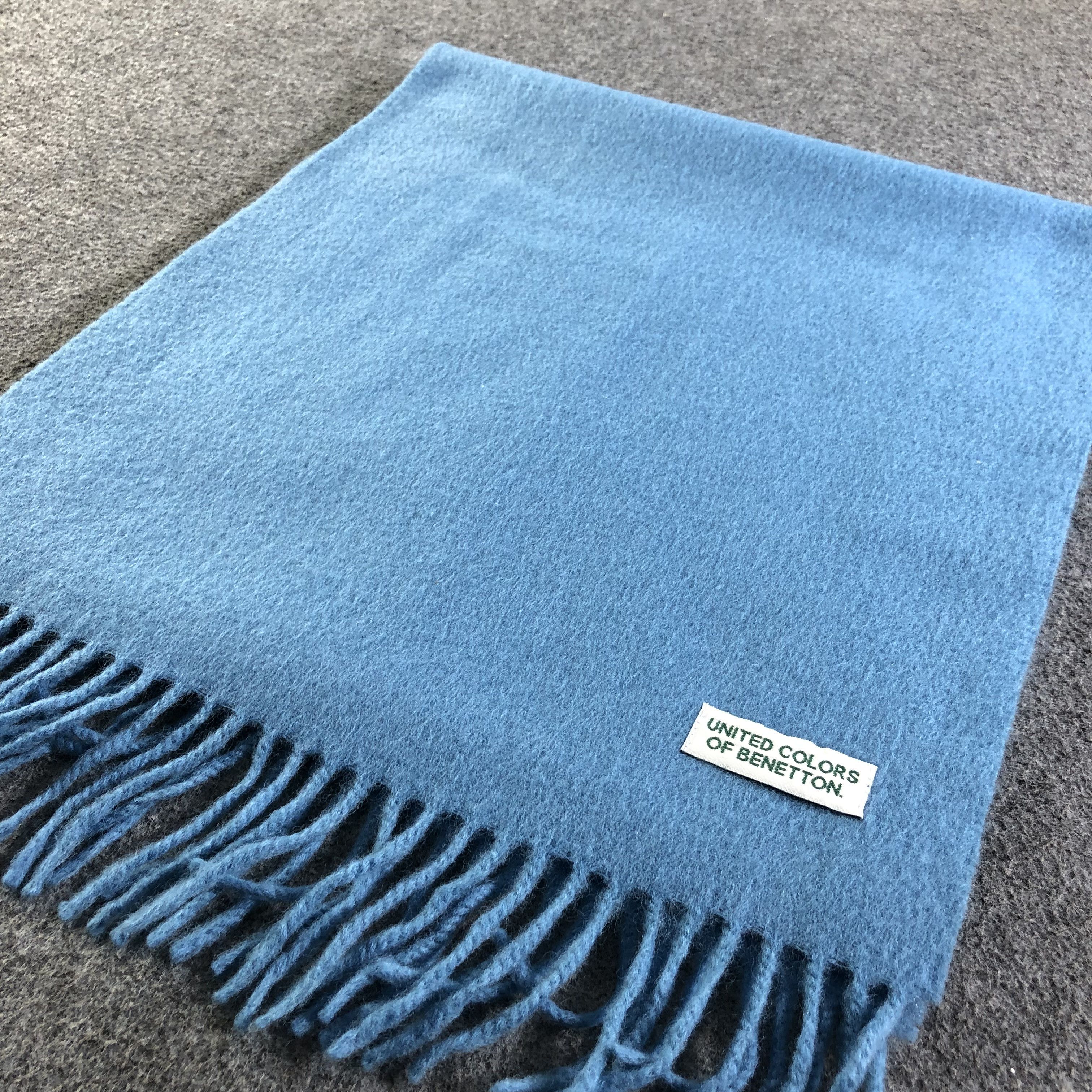 United Colors Of Benetton United Colors Of Benetton Wool Scarf Muffler Neckwear V2077 Size ONE SIZE - 3 Thumbnail