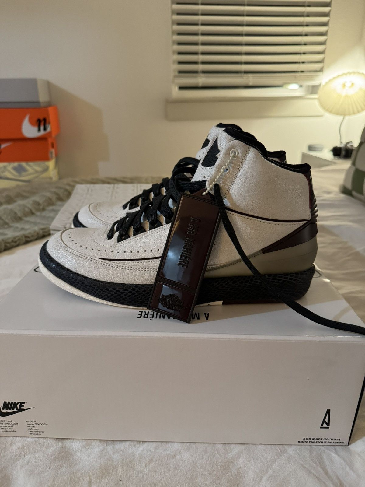 Jordan Brand A Ma Maniere x Air Jordan 2 Retro SP ‘Airness’ Size US 9.5 / EU 42-43 - 4 Thumbnail
