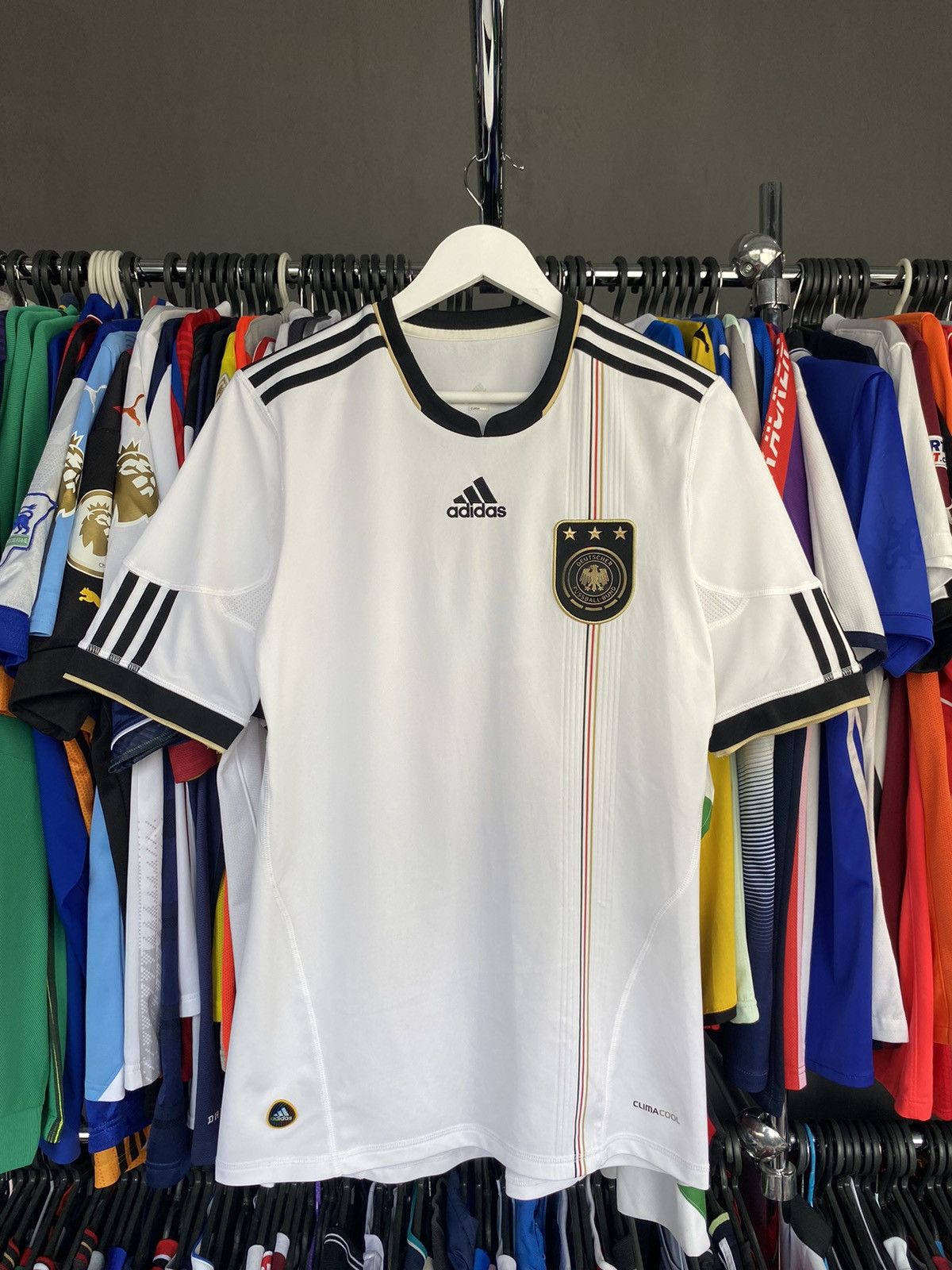 Adidas 2010/11 ADIDAS GERMANY HOME SOCCER FOOTBALL JERSEY SHIRT Size US S / EU 44-46 / 1 - 1 Thumbnail