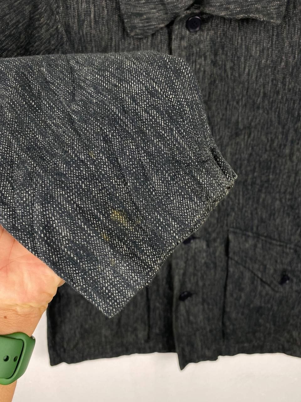Japanese Brand japanese brand salt and pepper denim jacket nice design Size US M / EU 48-50 / 2 - 4 Thumbnail