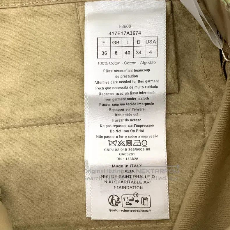 Dior Dior 24 brown dinosaur print cotton strap workwear shorts Size 24" / US 00 / IT 34 - 8 Thumbnail