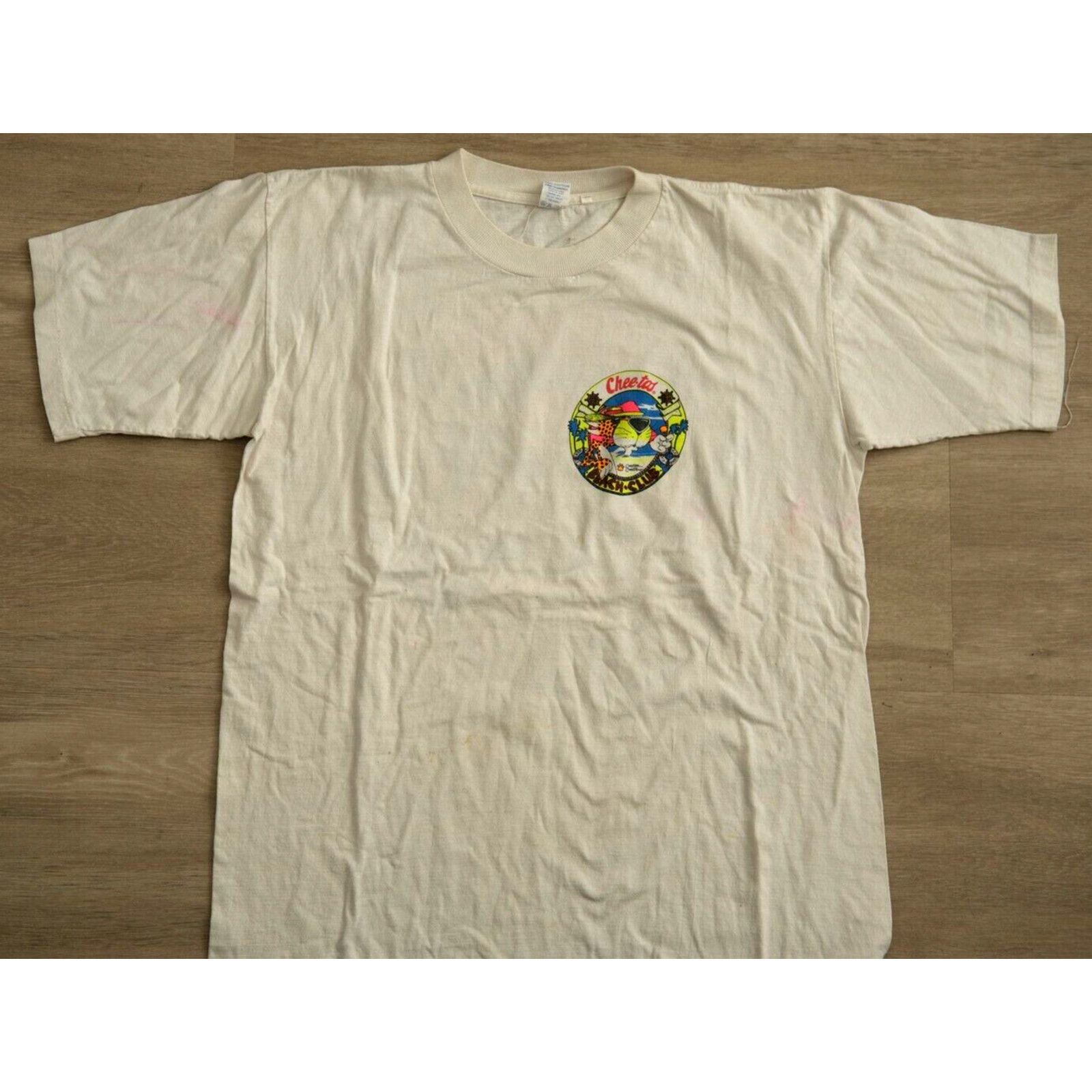 Vintage 1990s GESIM CORP Chester Cheetah Beach Club T-Shirt