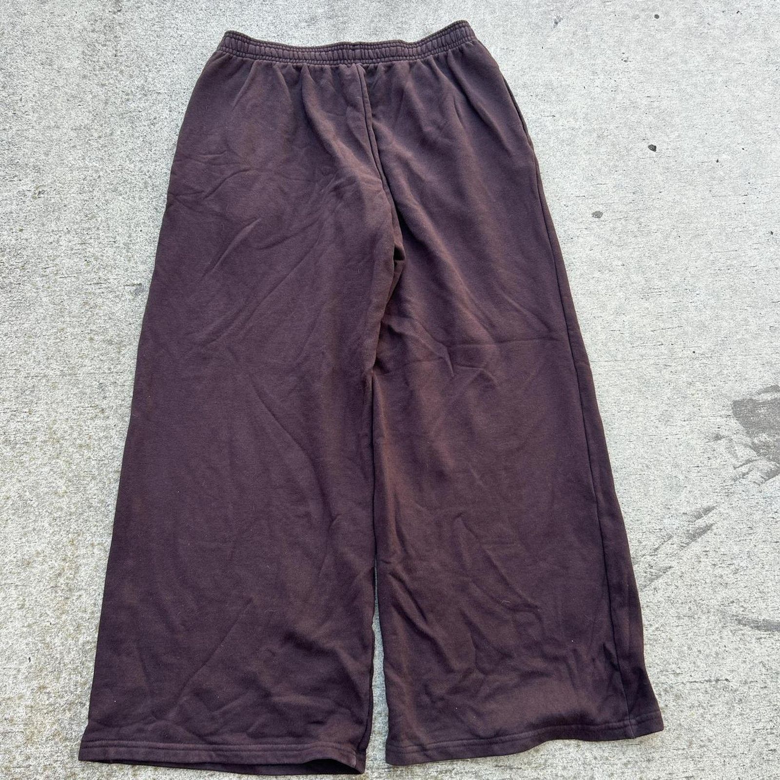 Uniqlo Brown uniqlo extremely wide leg Sweatpants Size US 33 - 3 Thumbnail