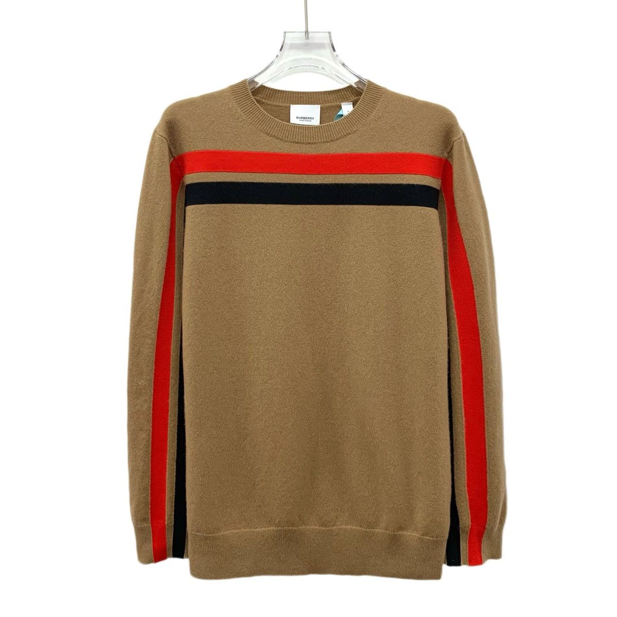 Burberry Burberry Striped Cashmere Long Sleeve Knit Sweater K26WX Size S / US 4 / IT 40 - 1 Thumbnail