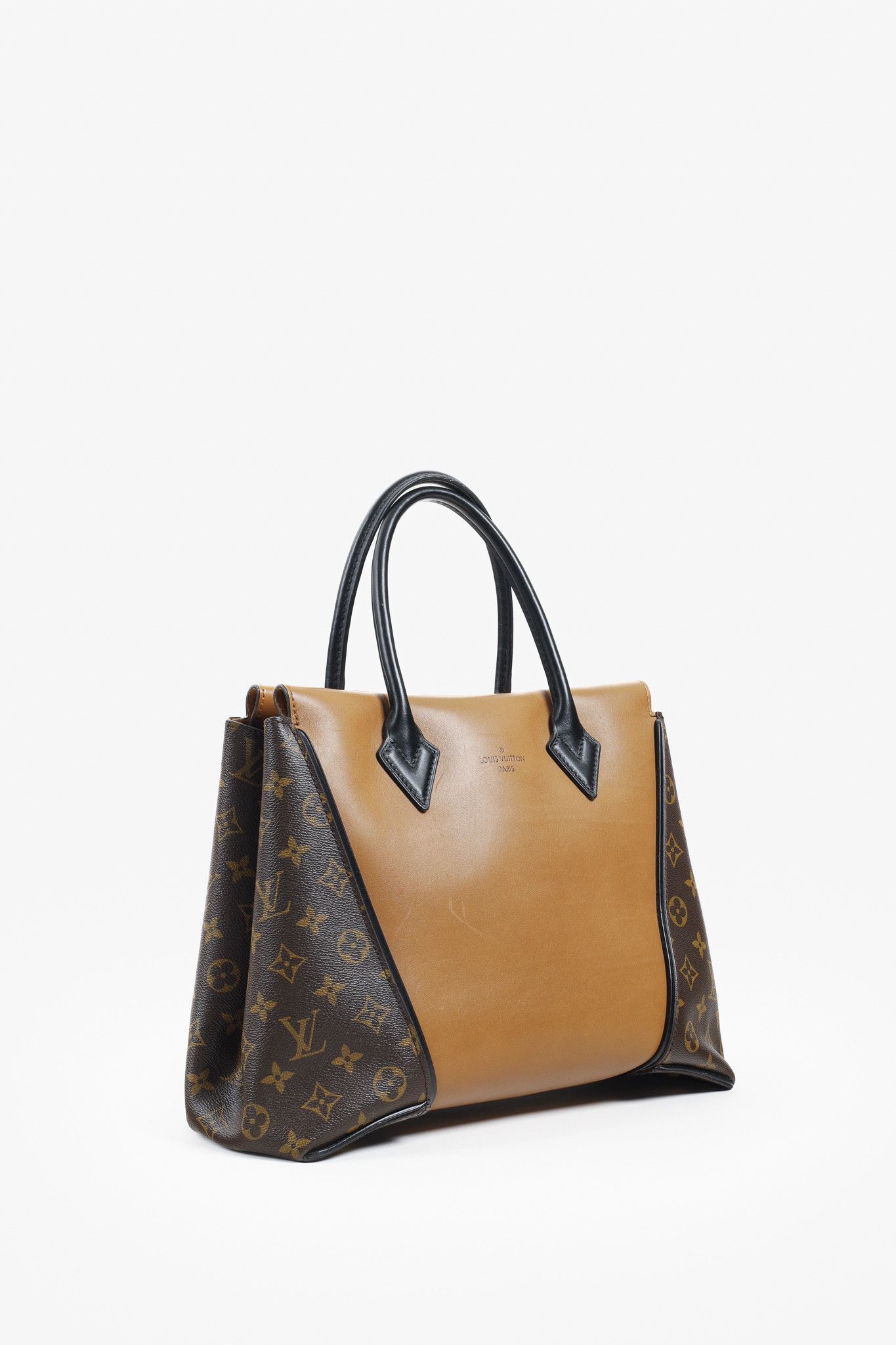 Louis Vuitton Louis Vuitton 2014 Tote W PM Brown Leather Monogram Size ONE SIZE - 2 Thumbnail