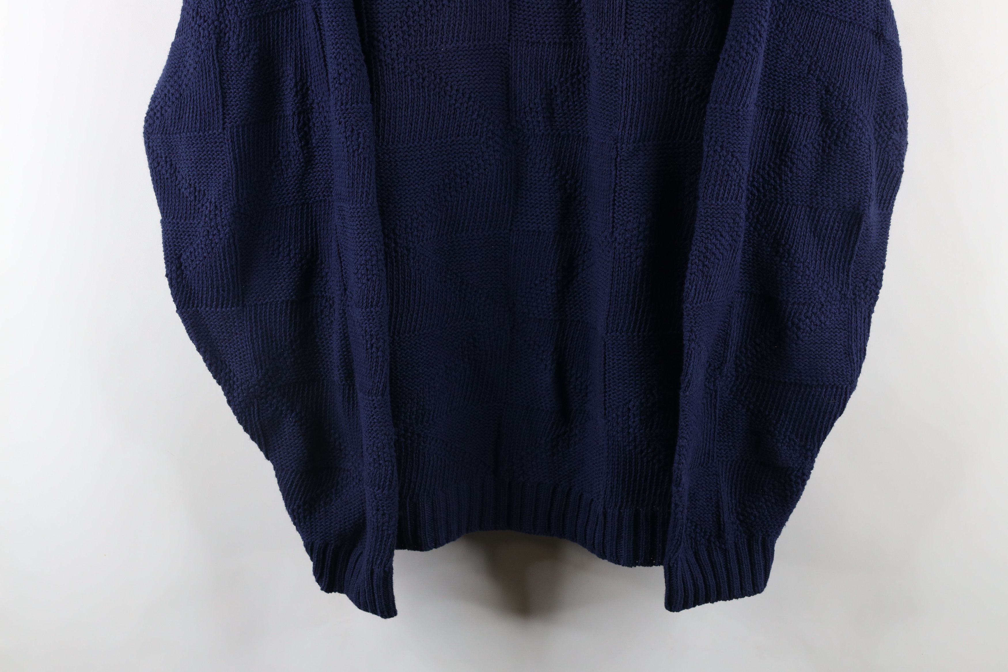 Vintage Vintage 90s Streetwear Cotton Knit Grandpa Sweater USA Size US XL / EU 56 / 4 - 3 Thumbnail