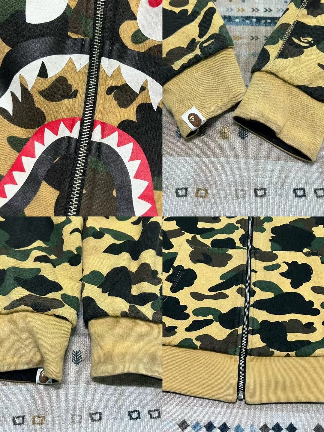 Bape CAMO UNIVERSE SHARK FULL ZIP HOODIE Size US M / EU 48-50 / 2 - 6 Thumbnail