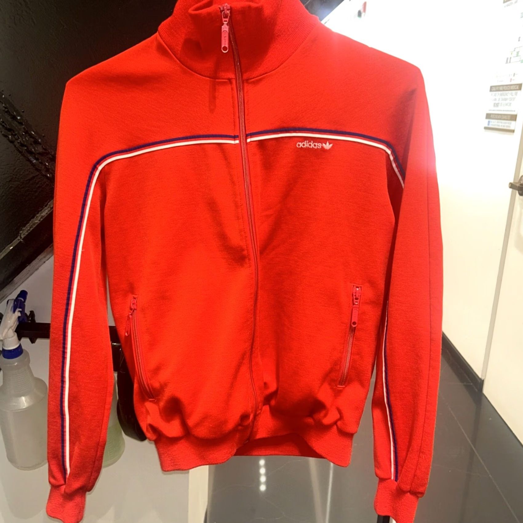 Adidas VINTAGE adidas Track Jacket Mens Size Medium Red White Blue Made In Germany Y2k Zip Full Zip Zipped Pockets Running & Jogging Size US M / EU 48-50 / 2 - 4 Thumbnail