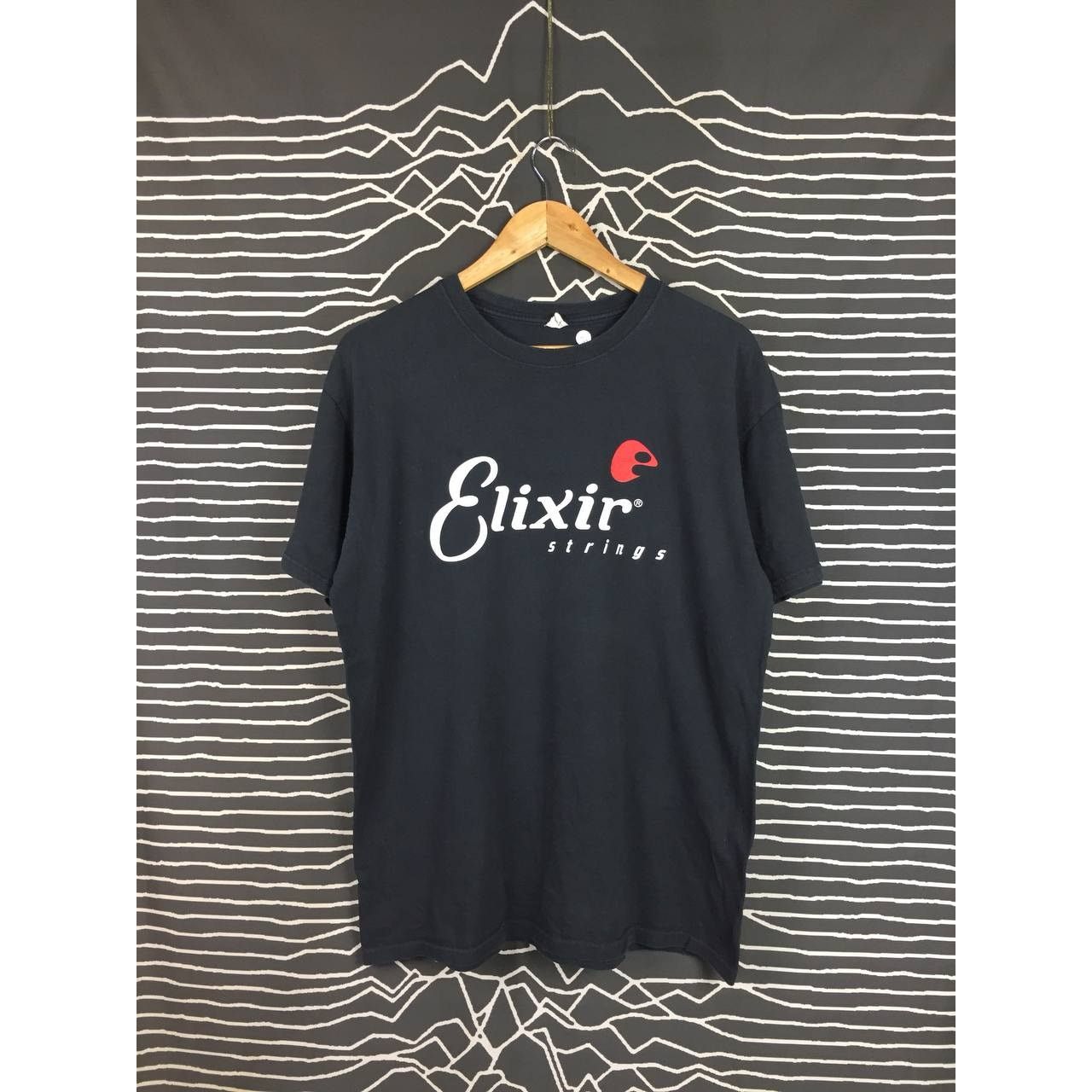Vintage Vtg Y2K Elixir Guitars Strings Music Instrument Tee Size US L / EU 52-54 / 3 - 2 Thumbnail