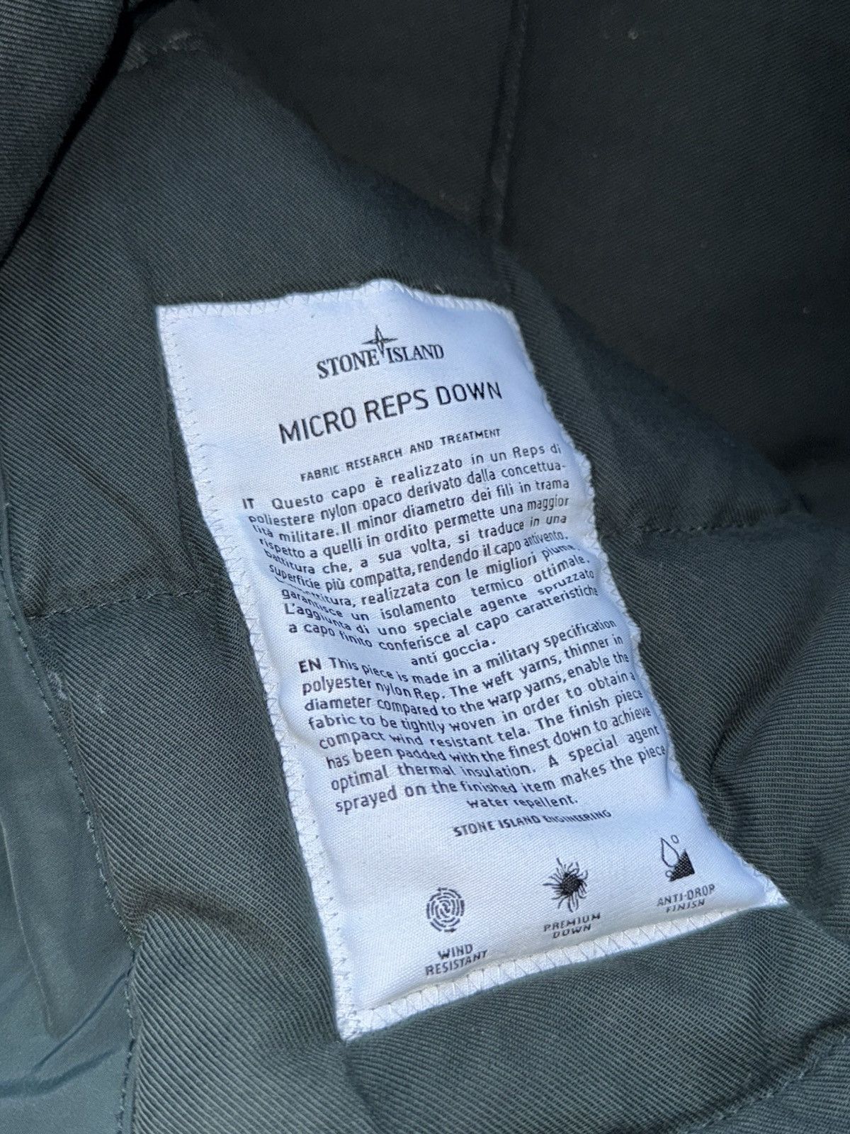 Stone Island Stone Island Micro Reps Military Down Filed Parka Jacket 🥶 Size US M / EU 48-50 / 2 - 25 Thumbnail