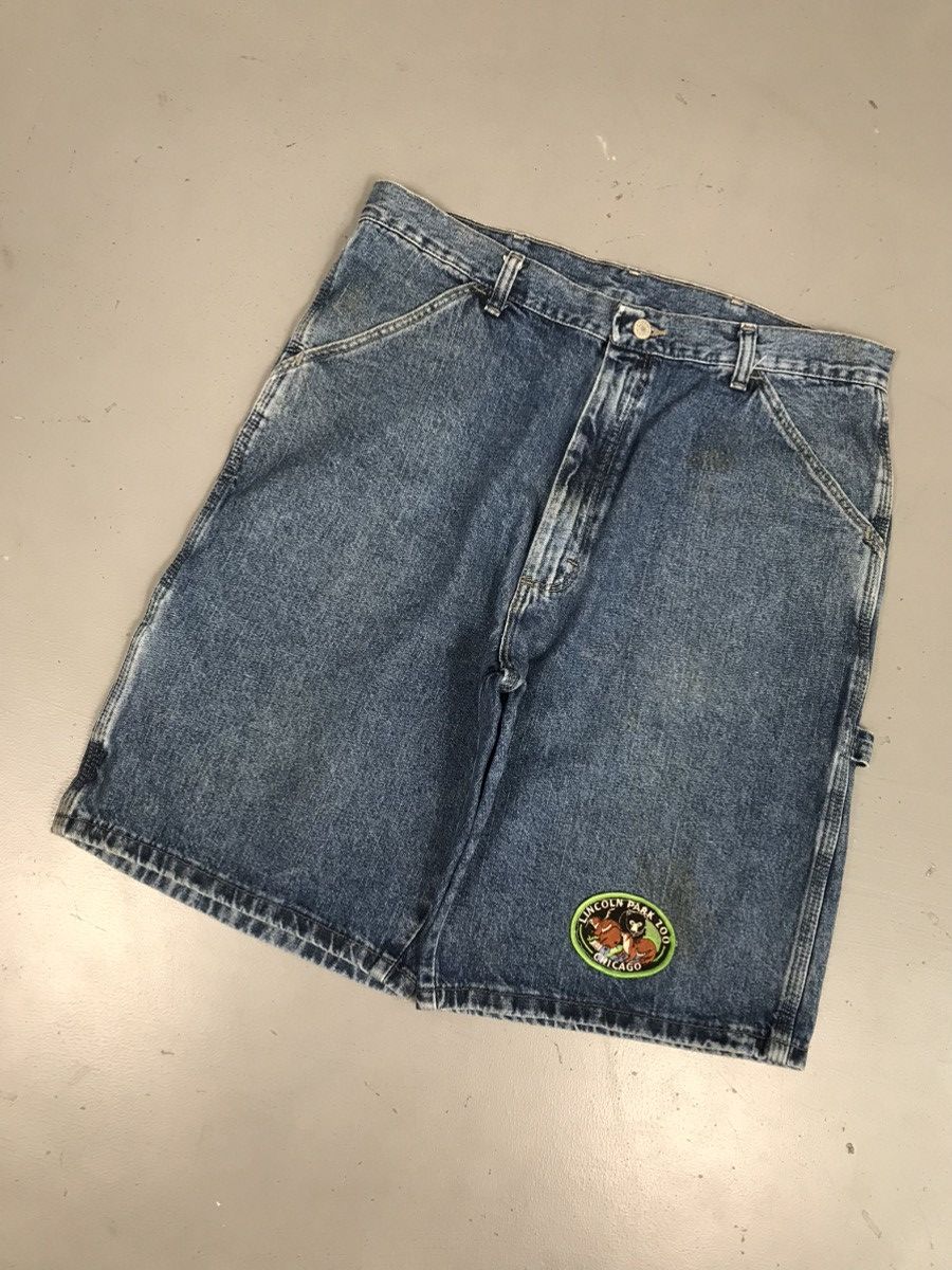 Vintage × Wrangler Wrangler Carpenter Denim Jorts Size US 34 / EU 50 - 4 Thumbnail