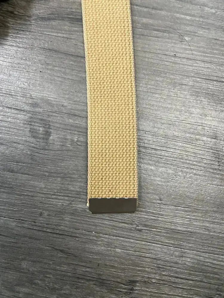 Number (N)ine Number Nine 01SS Logo Buckle Canvas Belt-2505 Size ONE SIZE - 6 Thumbnail