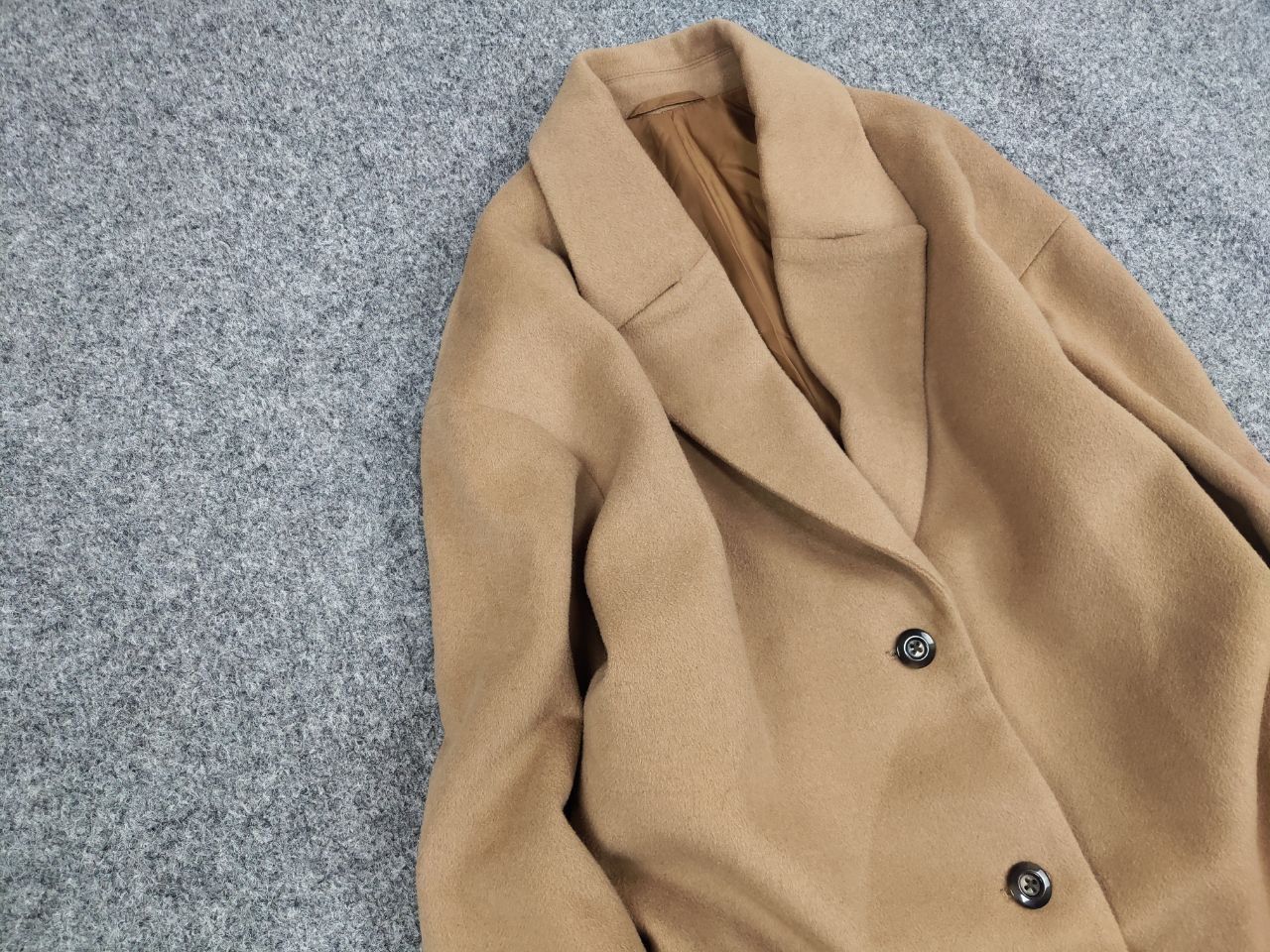 GU GU Japan Wool blend oversize chester Beige Coat Jacket Size S / US 4 / IT 40 - 7 Thumbnail