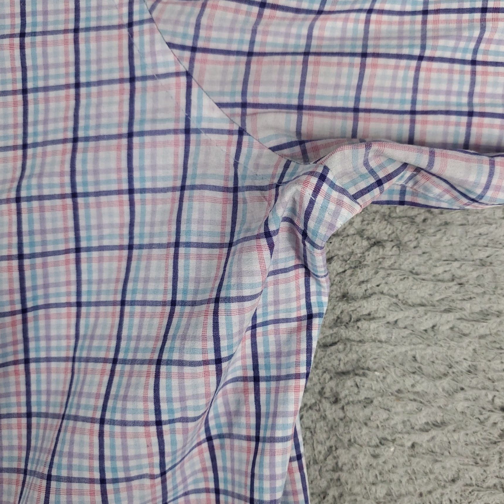 Peter Millar Peter Millar Blue Plaid Button-Up Shirt Men's XL Long Sleeve Regular Fit Size US XL / EU 56 / 4 - 4 Thumbnail