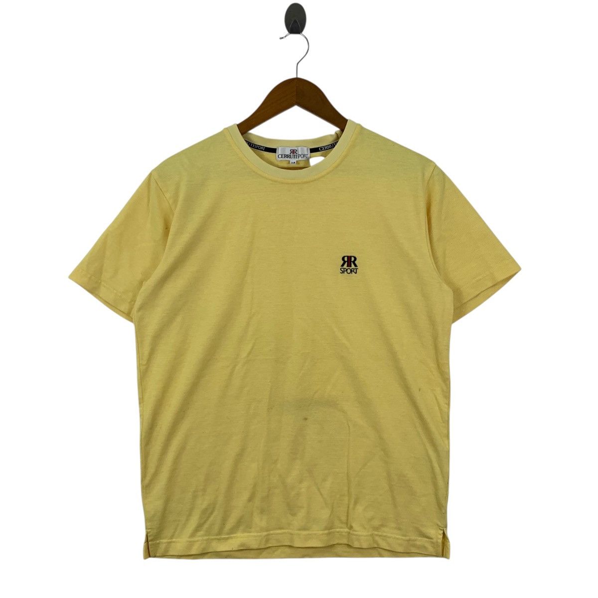 Cerruti 1881 CERRUTI SPORT RR Embroidered Logo Yellow Short Sleeve Tshirt Size US M / EU 48-50 / 2 - 1 Thumbnail