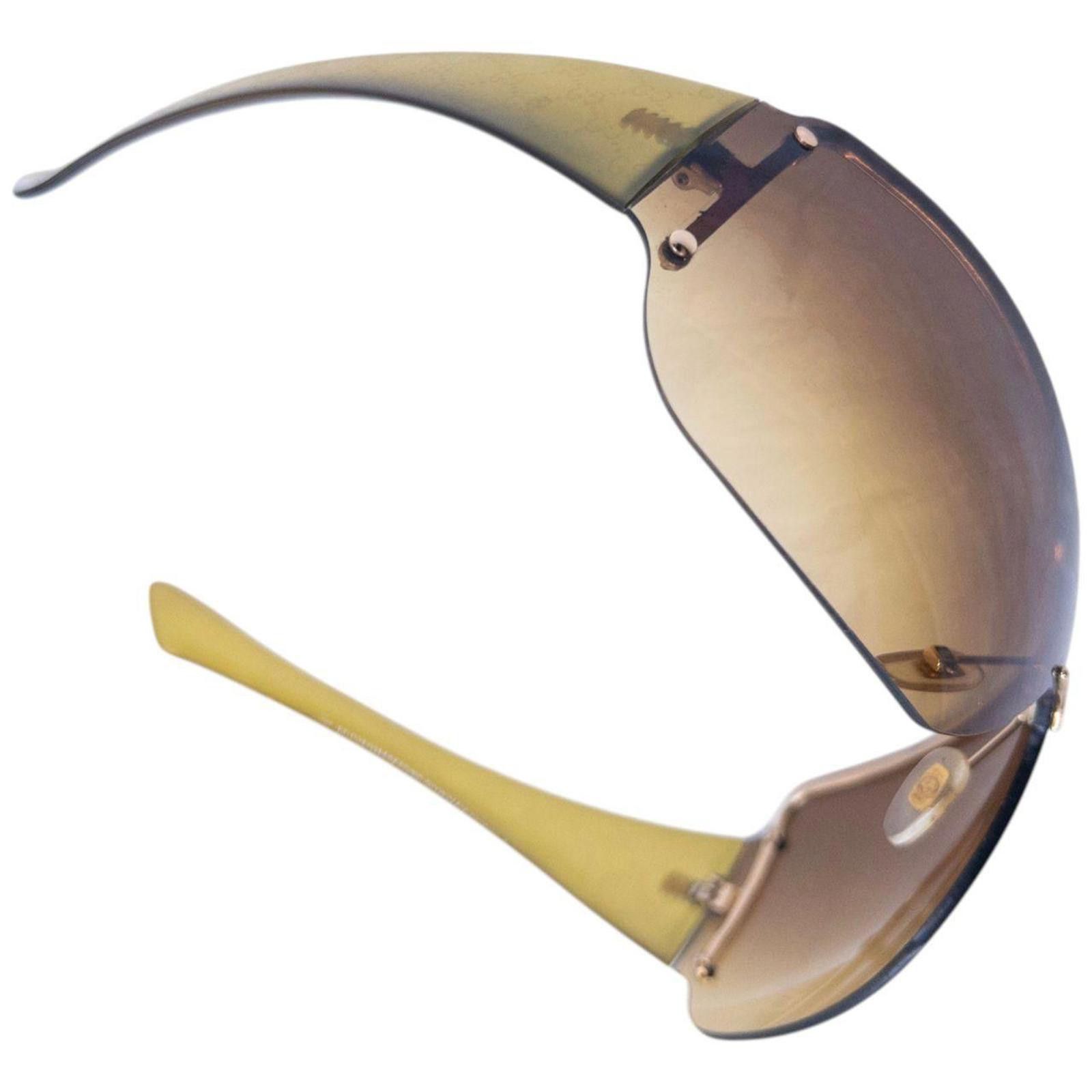 Gucci Vintage 2000s Gucci Monogram Sunglasses Size ONE SIZE - 5 Thumbnail