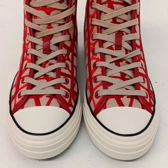 Valentino Valentino Garavani Mens Toile Iconographe Sneakers EU43/US10 Size US 10 / EU 43 - 4 Thumbnail