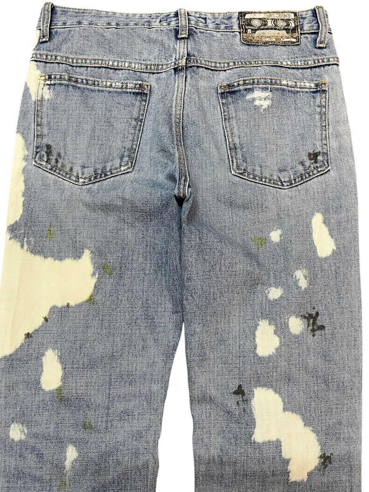 20471120 × Japanese Brand Vintage 2#1 Bleach Ripped Grunge Distressed Denim Size US 30 / EU 46 - 7 Thumbnail