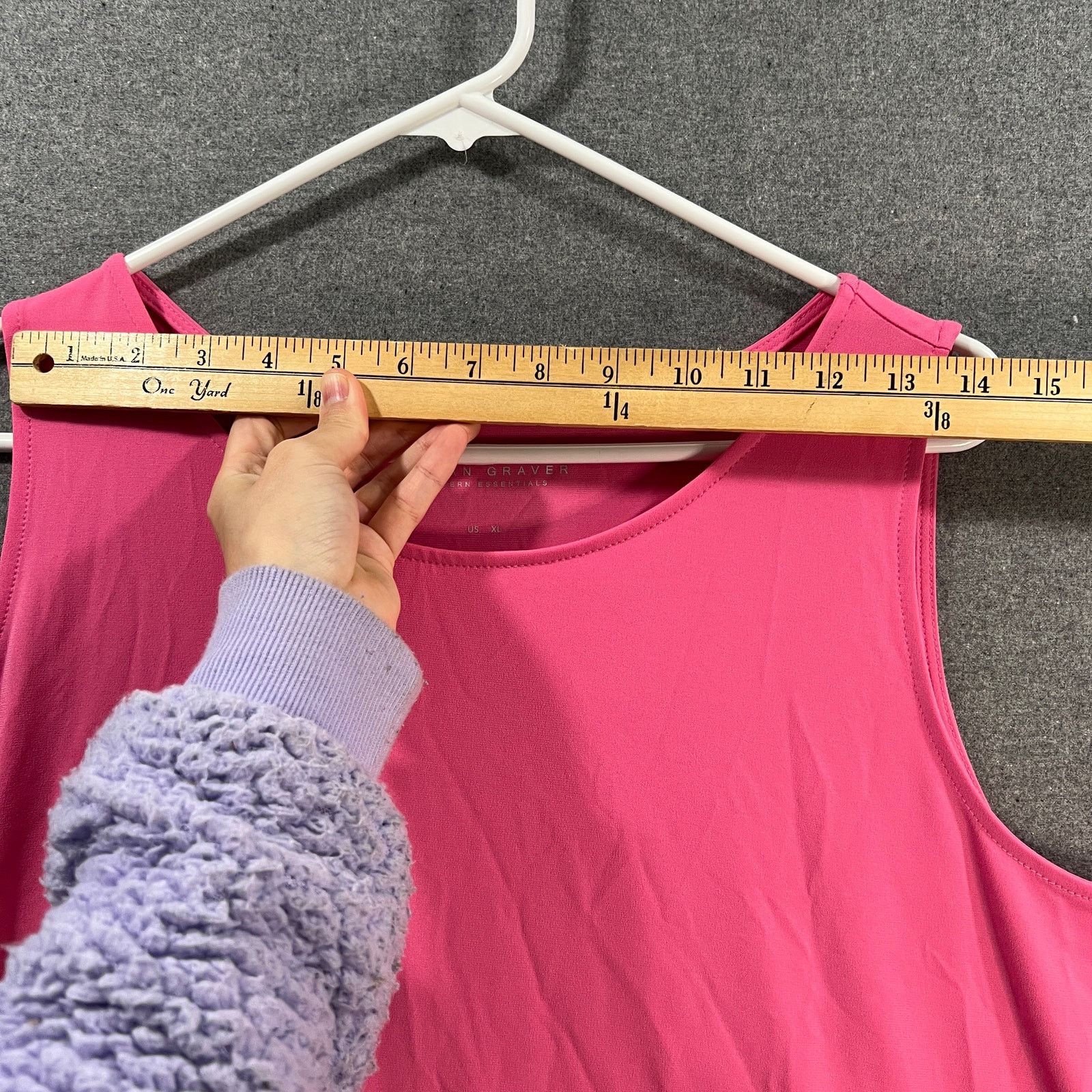 Other Susan Graver Modern Essentials Liquid Knit A-Line Top Size XL / US 12-14 / IT 48-50 - 6 Thumbnail
