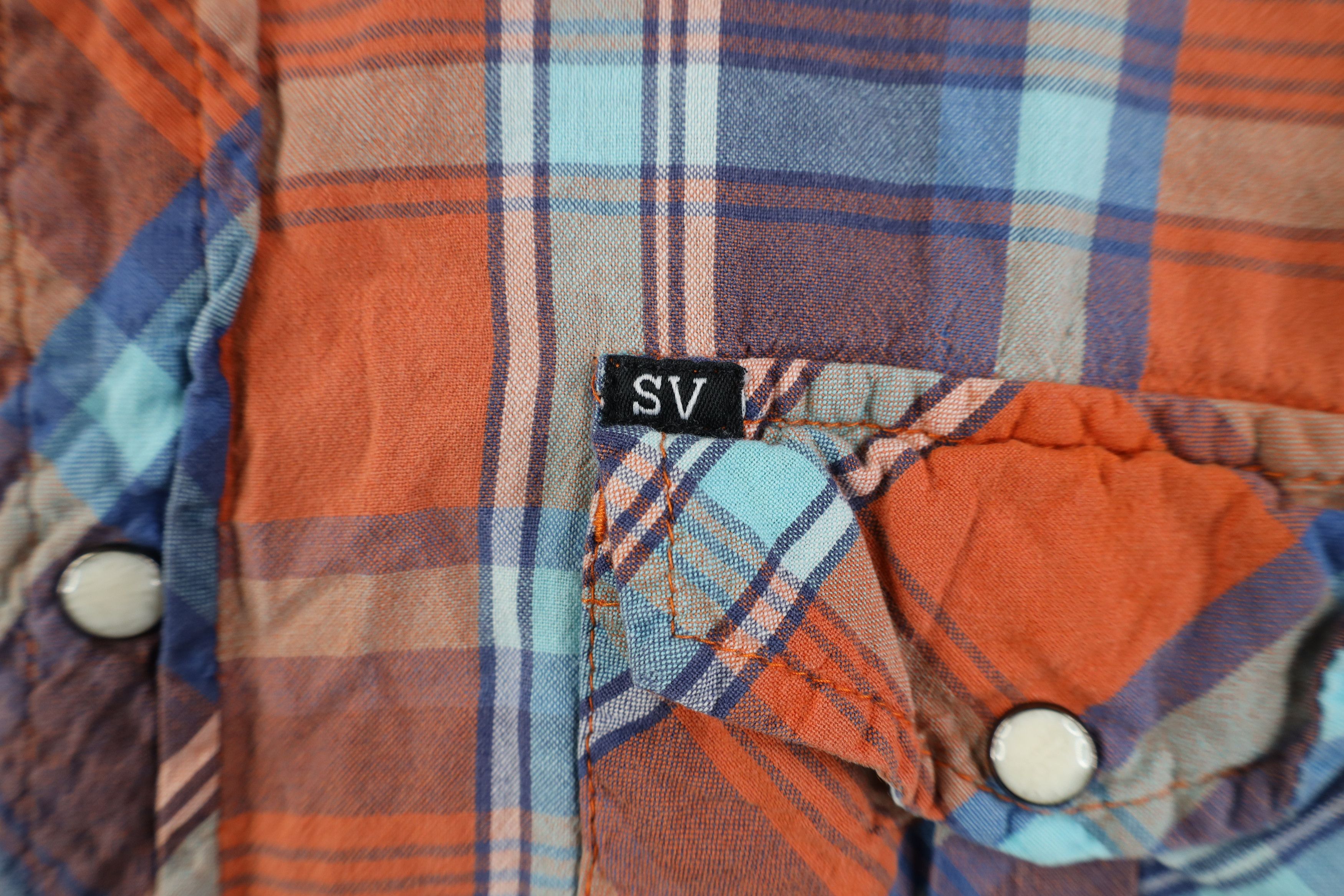 Salt Valley Vintage Salt Valley Western Madras Plaid Snap Button Shirt Size US M / EU 48-50 / 2 - 4 Thumbnail