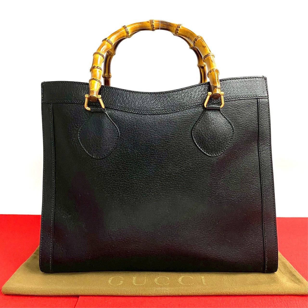 Gucci Gucci Handbag Black Leather Size ONE SIZE - 1 Thumbnail