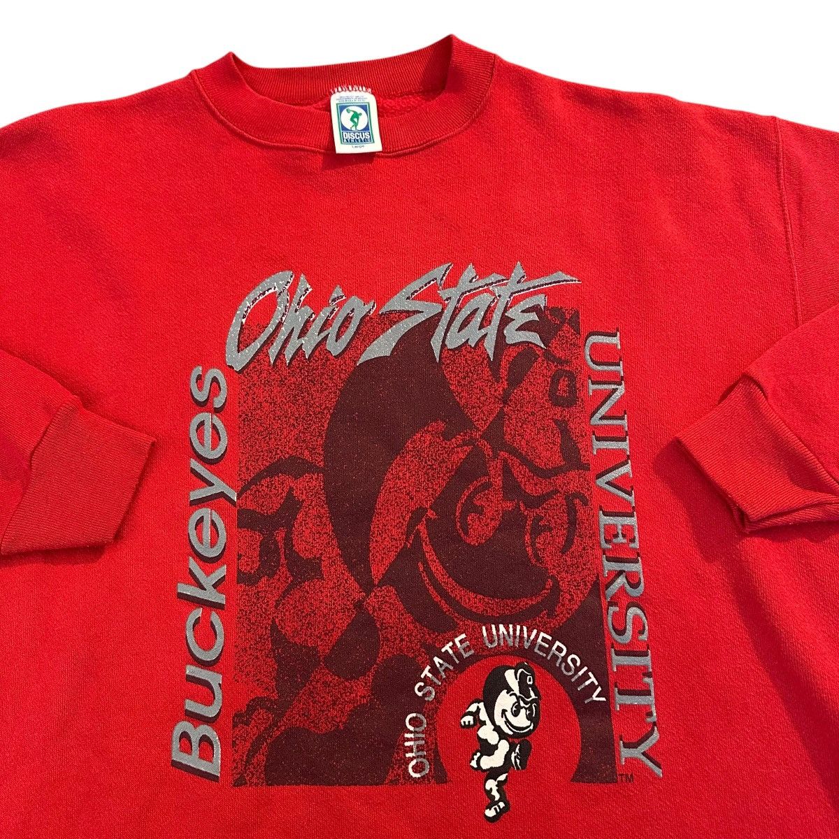 Vintage Vintage 1990s Ohio State Buckeyes logo crewneck size M Size US M / EU 48-50 / 2 - 2 Thumbnail