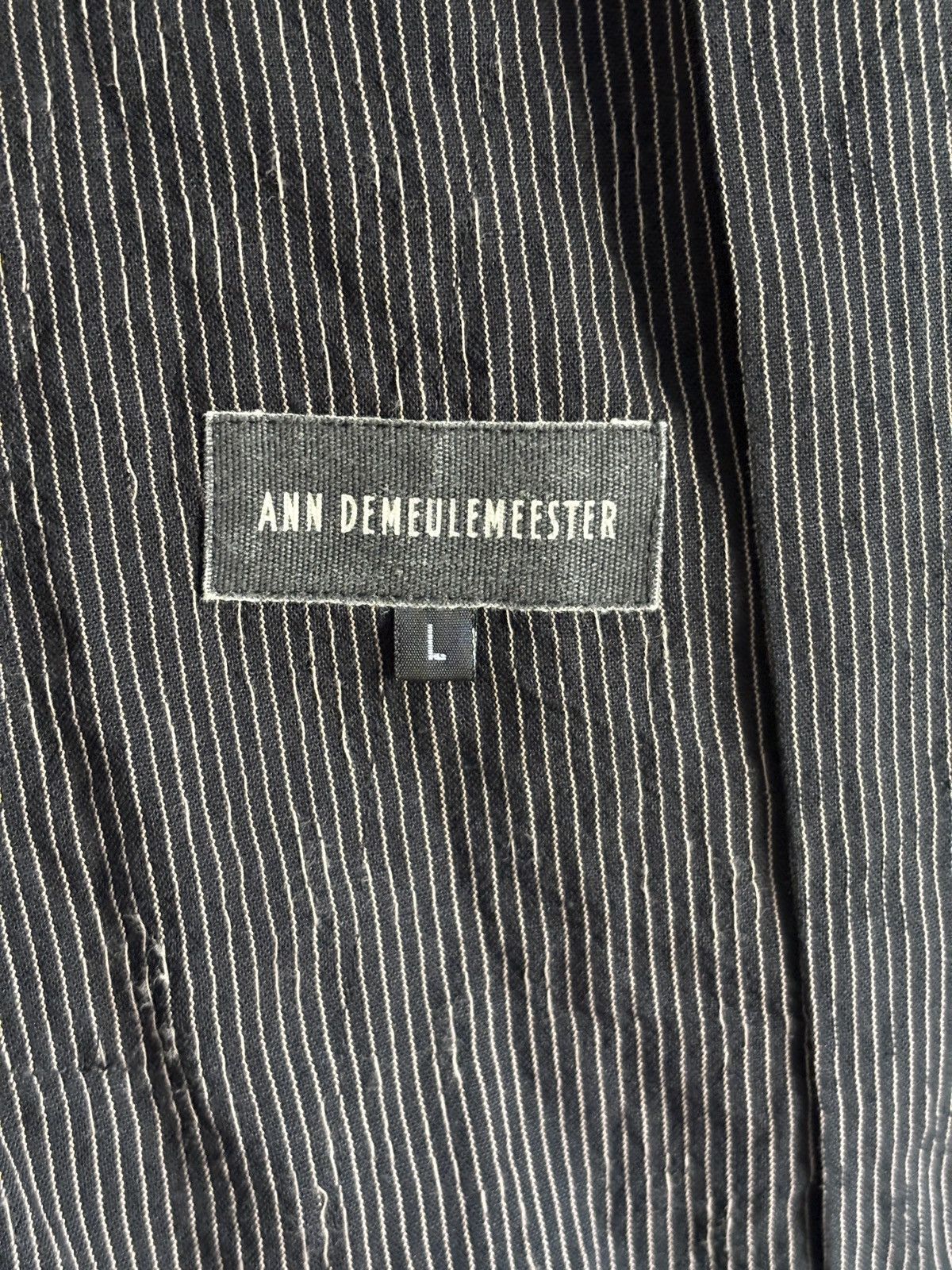 Ann Demeulemeester Vintage Striped Suit Size 40R - 6 Thumbnail