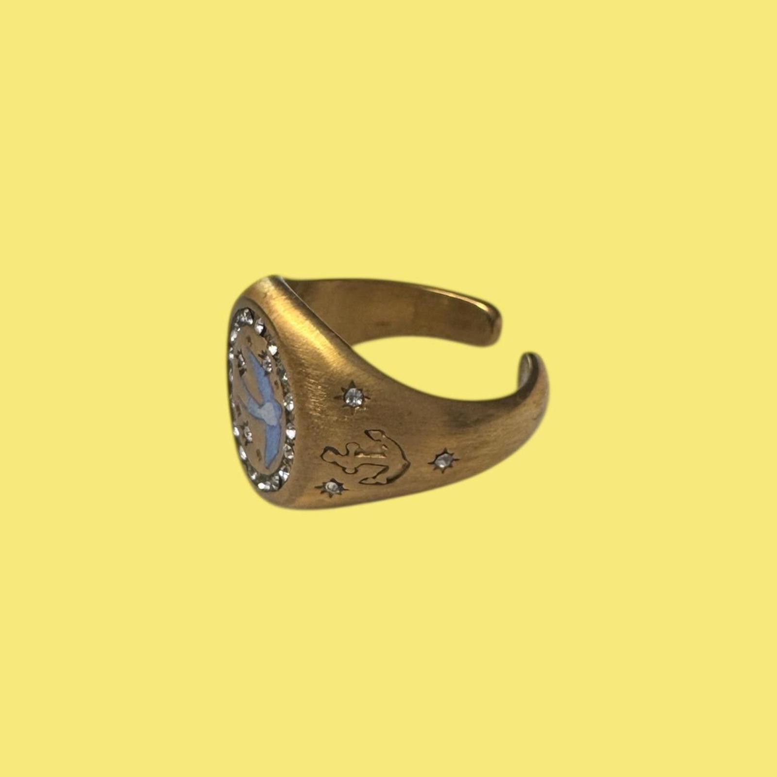 Other Celestial Bird Signet Ring – CeCe Cult Style Size ONE SIZE - 2 Thumbnail