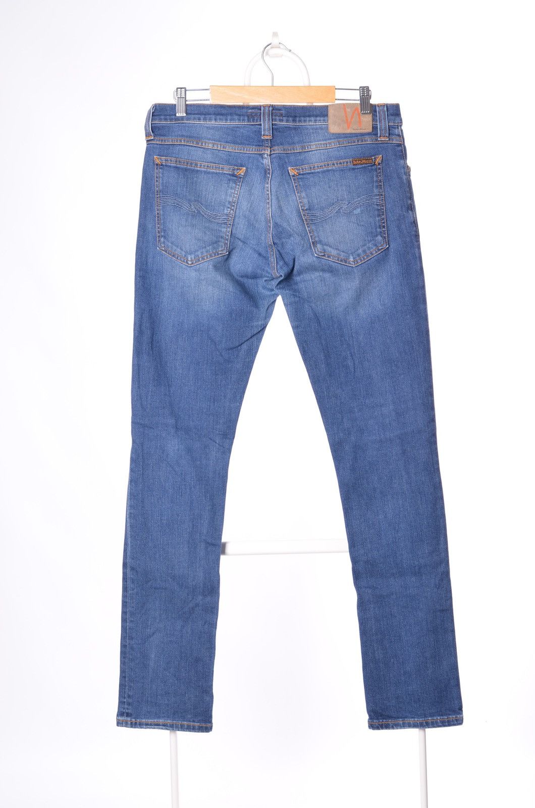 Nudie Jeans Nudie jeans tight long john bright blue denim size 31 Size US 31 - 2 Thumbnail