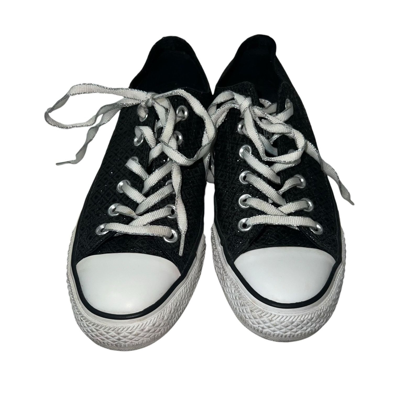 Converse CONVERSE CT All Star Black Beluga Diamond Low Tops SZ 8 Size US 8 / IT 38 - 5 Thumbnail