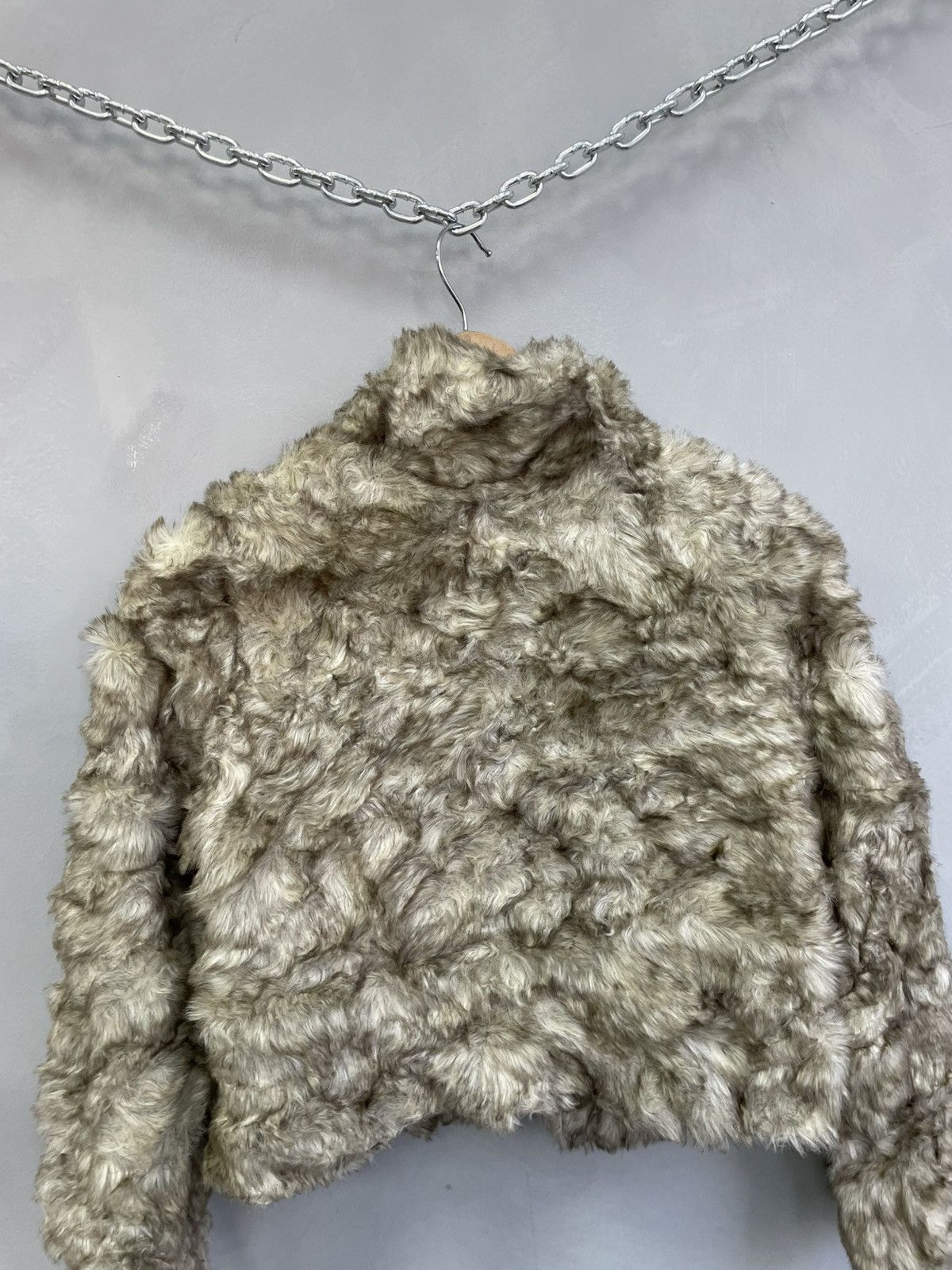 Japanese Brand RARE vintage faux fur BARBIE CROPPED coat jacket Y2K Size M / US 6-8 / IT 42-44 - 13 Thumbnail