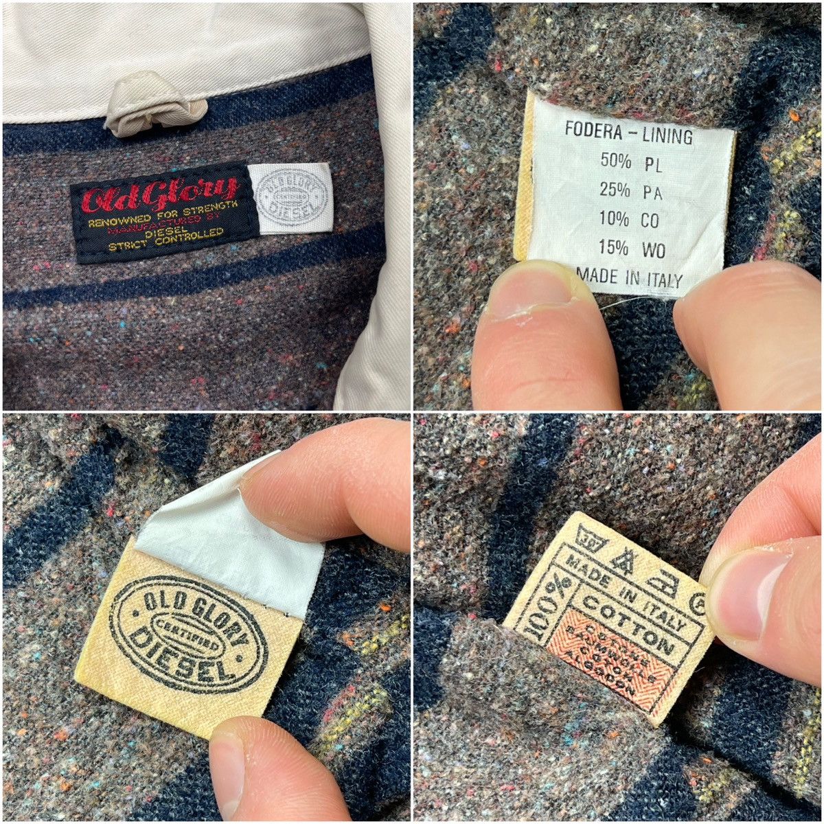 Diesel Vintage 90s Diesel Old Glory Supplements Jacket Size US L / EU 52-54 / 3 - 11 Thumbnail