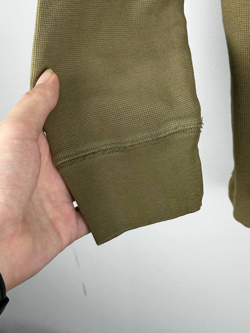 Vintage Triumph Motorcycle Khaki Waffle Long Sleeve T Shirt Size US M / EU 48-50 / 2 - 7 Thumbnail