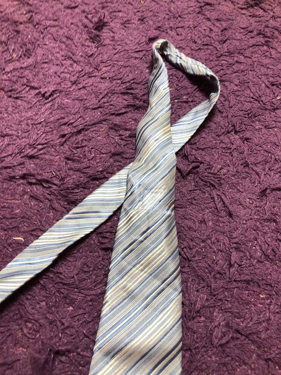 Lanvin Lanvin Tie 90s Monogram Cravatca Y2K Calssic Casual Size ONE SIZE - 4 Thumbnail