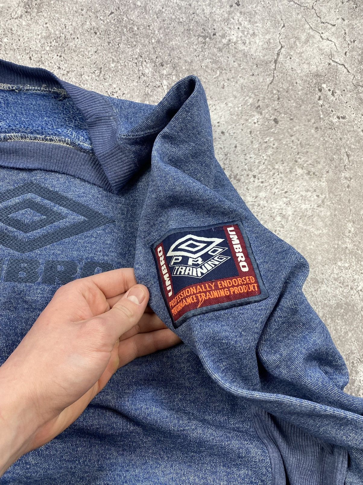 Umbro × Vintage VINTAGE UMBRO DISTRESSED BAGGY BOXY Y2K OVERSIZED SWEATSHIRT Size US L / EU 52-54 / 3 - 4 Thumbnail