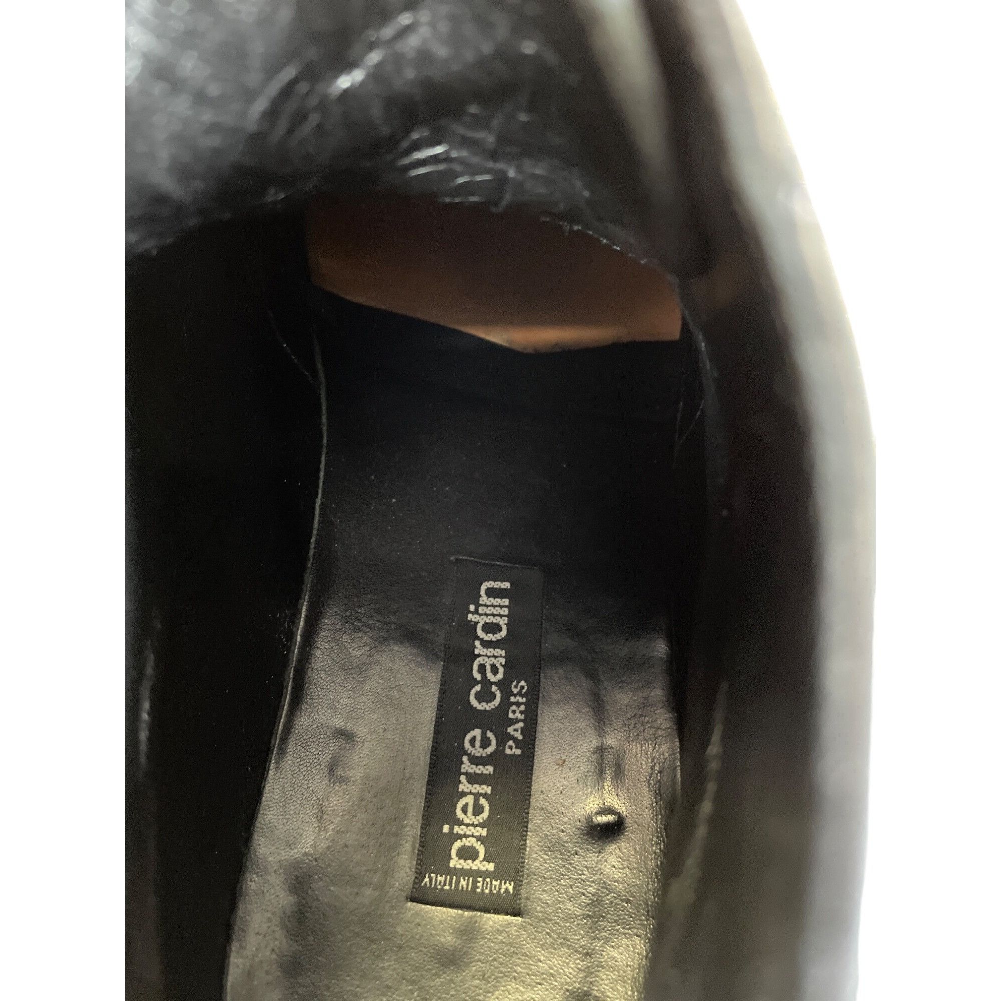 Pierre Cardin Pierre Cardin Mens Black Leather Ankle Chukka Boots Size 12 Size US 12 / EU 45 - 16 Thumbnail