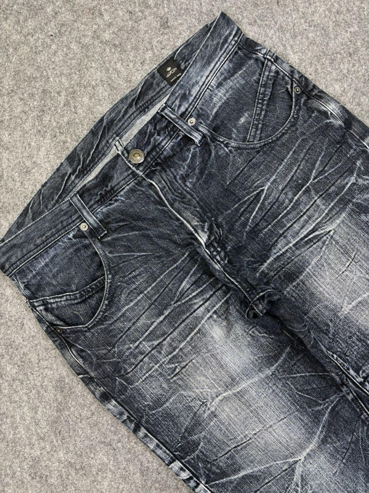 semanticdesign Semanticdesign Crazy Fades Short Denim F753 Size US 34 / EU 50 - 3 Thumbnail