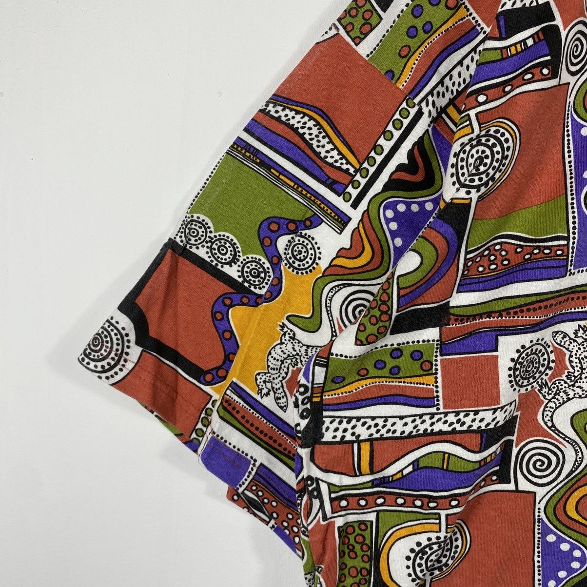 Vintage Vintage 90's Australian Art GOANNA GEAR Designed Tee Shirt Size US L / EU 52-54 / 3 - 2 Thumbnail