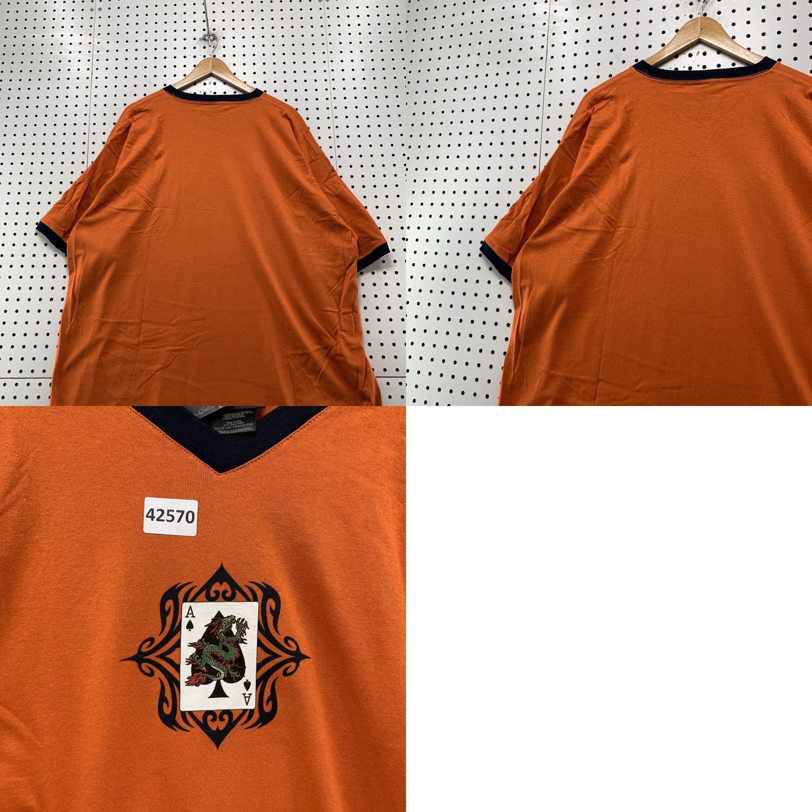 Vintage VINTAGE No Boundaries Dragon Jnco T-Shirt Mens 2XL Orange Short Sleeve Cotton NWT Size US XXL / EU 58 / 5 - 8 Thumbnail